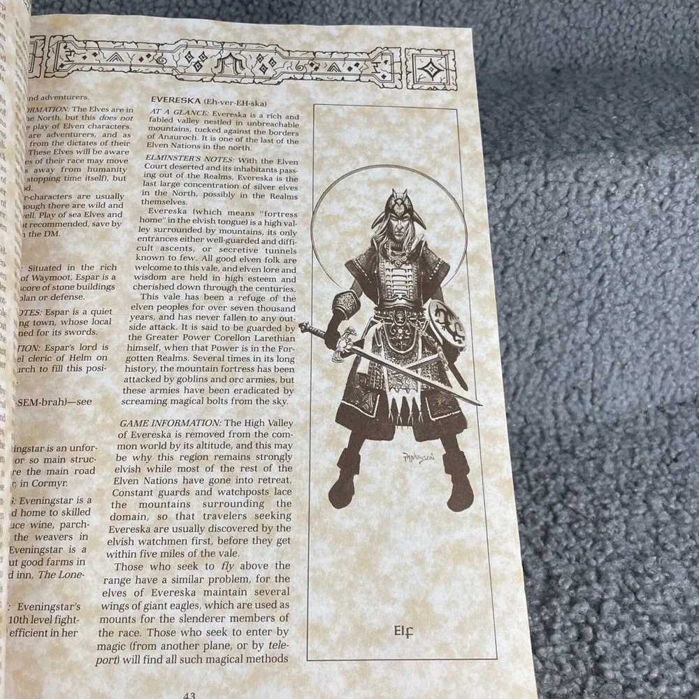 AD&D Forgotten Realms Cyclopedia of‎ the Realms TSR